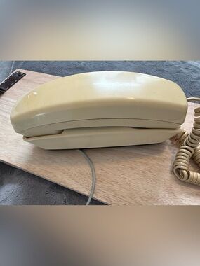 Classic Beige Corded Telephone Handset - Unbranded
